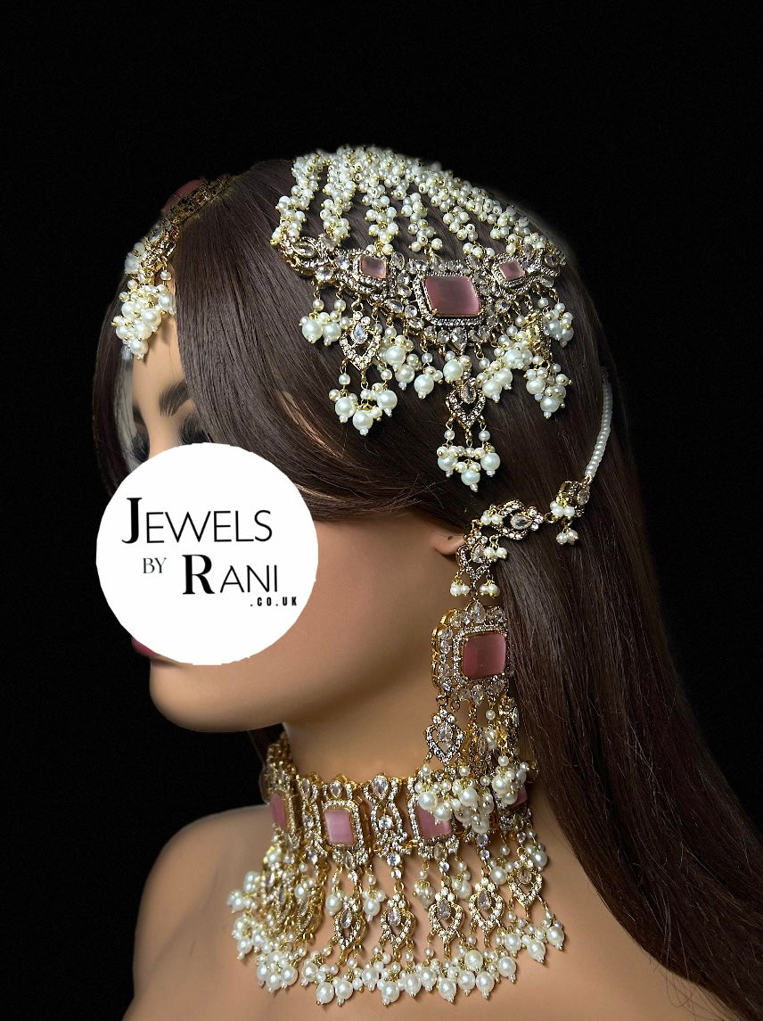 2026 Collection | Pink and White Choker Set - Style 780
