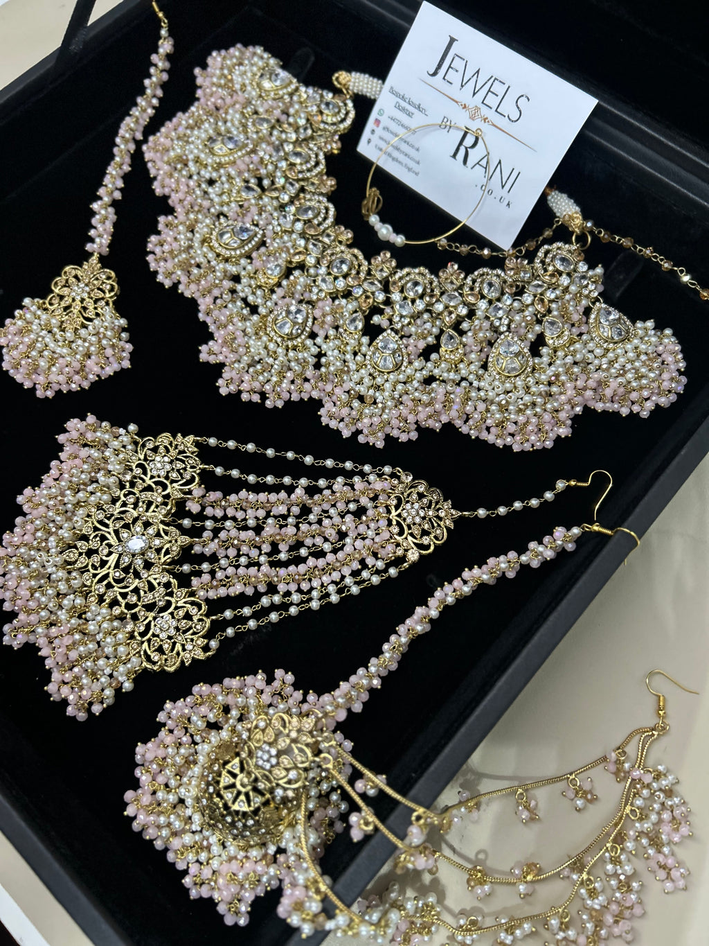 2026 Collection | Pink and White Necklace Set - Style 349