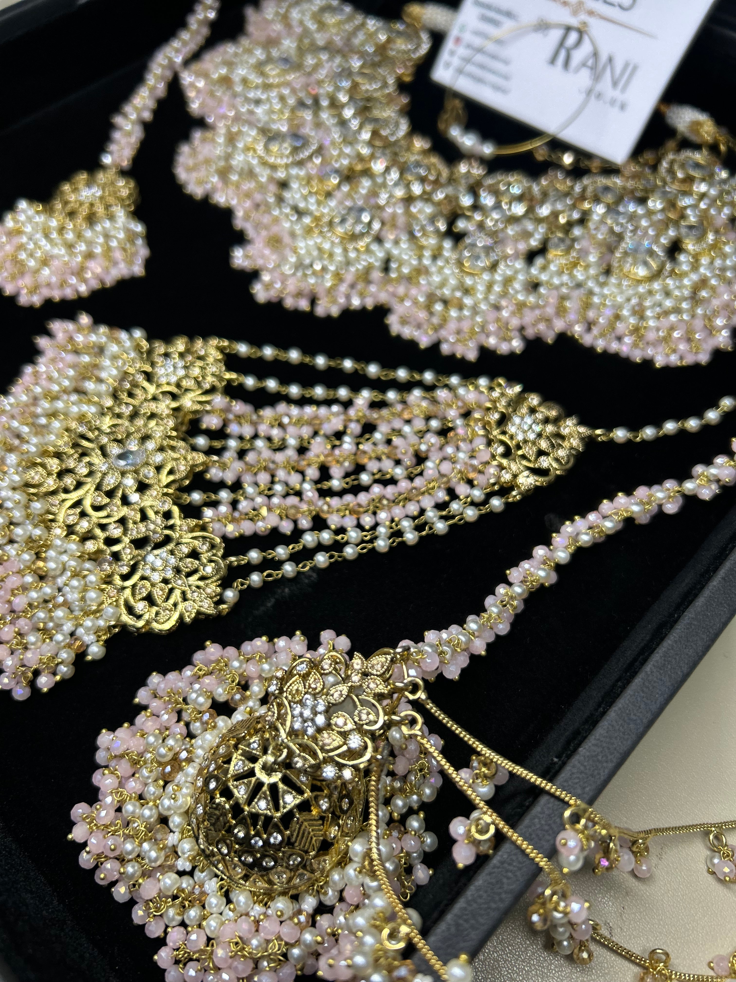 2026 Collection | Pink and White Necklace Set - Style 349