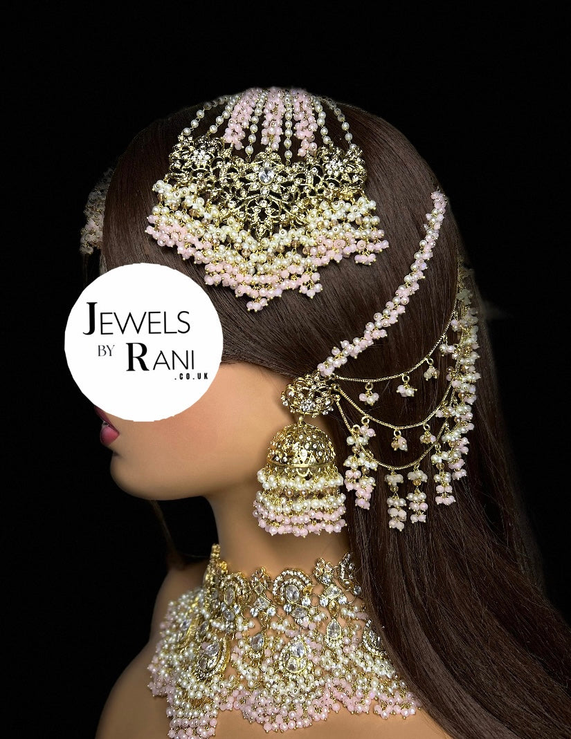 2026 Collection | Pink and White Necklace Set - Style 349