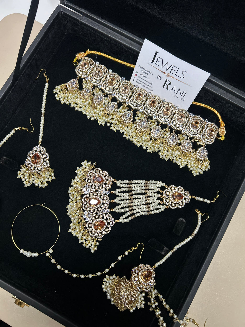 Style 5 - 2026 Gold and White Choker set
