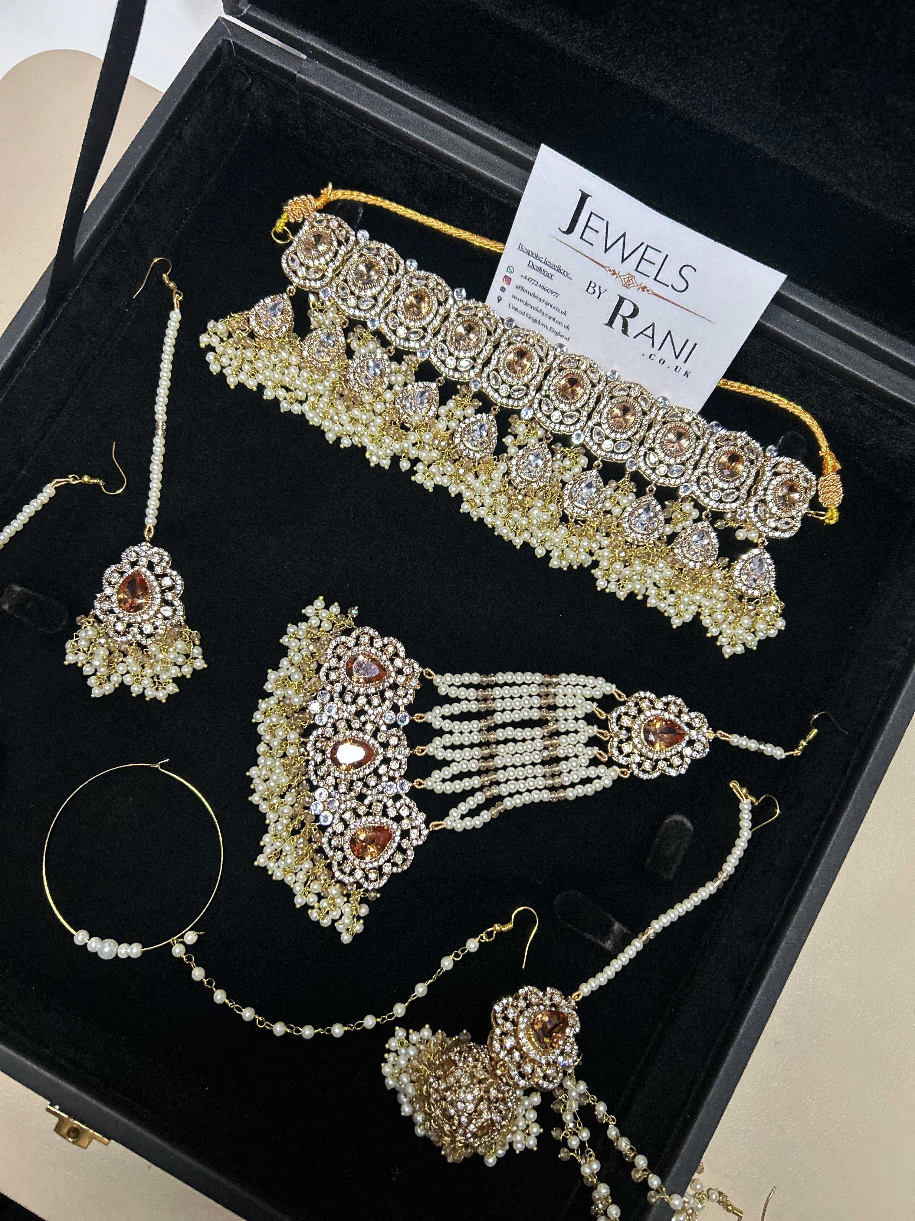 Style 5 - 2026 Gold and White Choker set