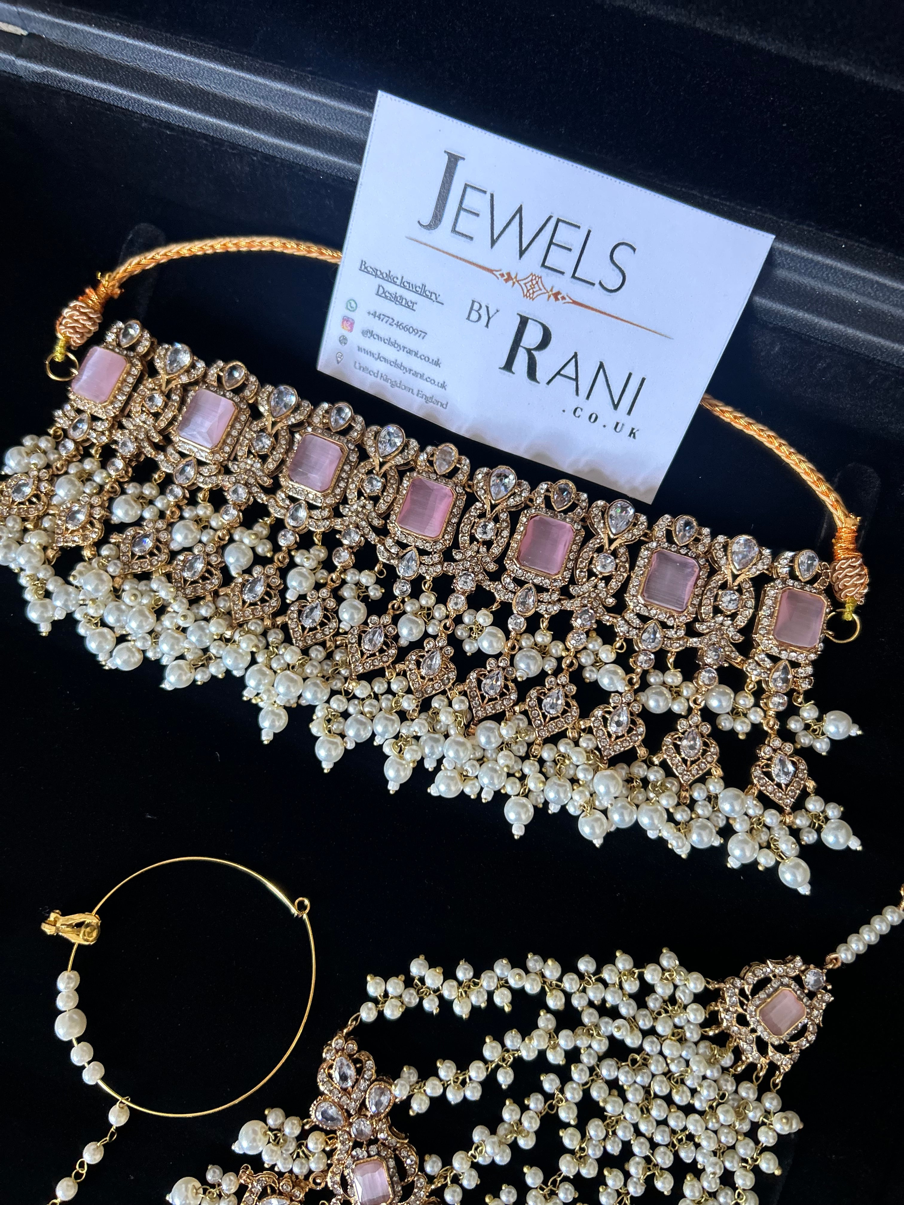 2026 Collection | Pink and White Choker Set