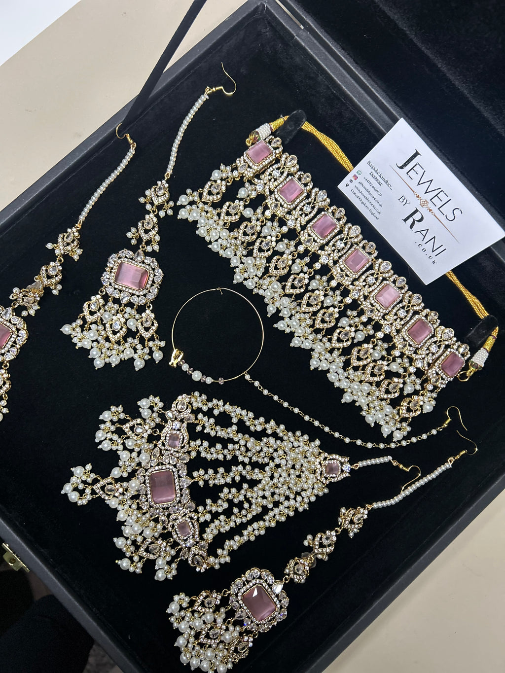 2026 Collection | Pink and White Choker Set - Style 780