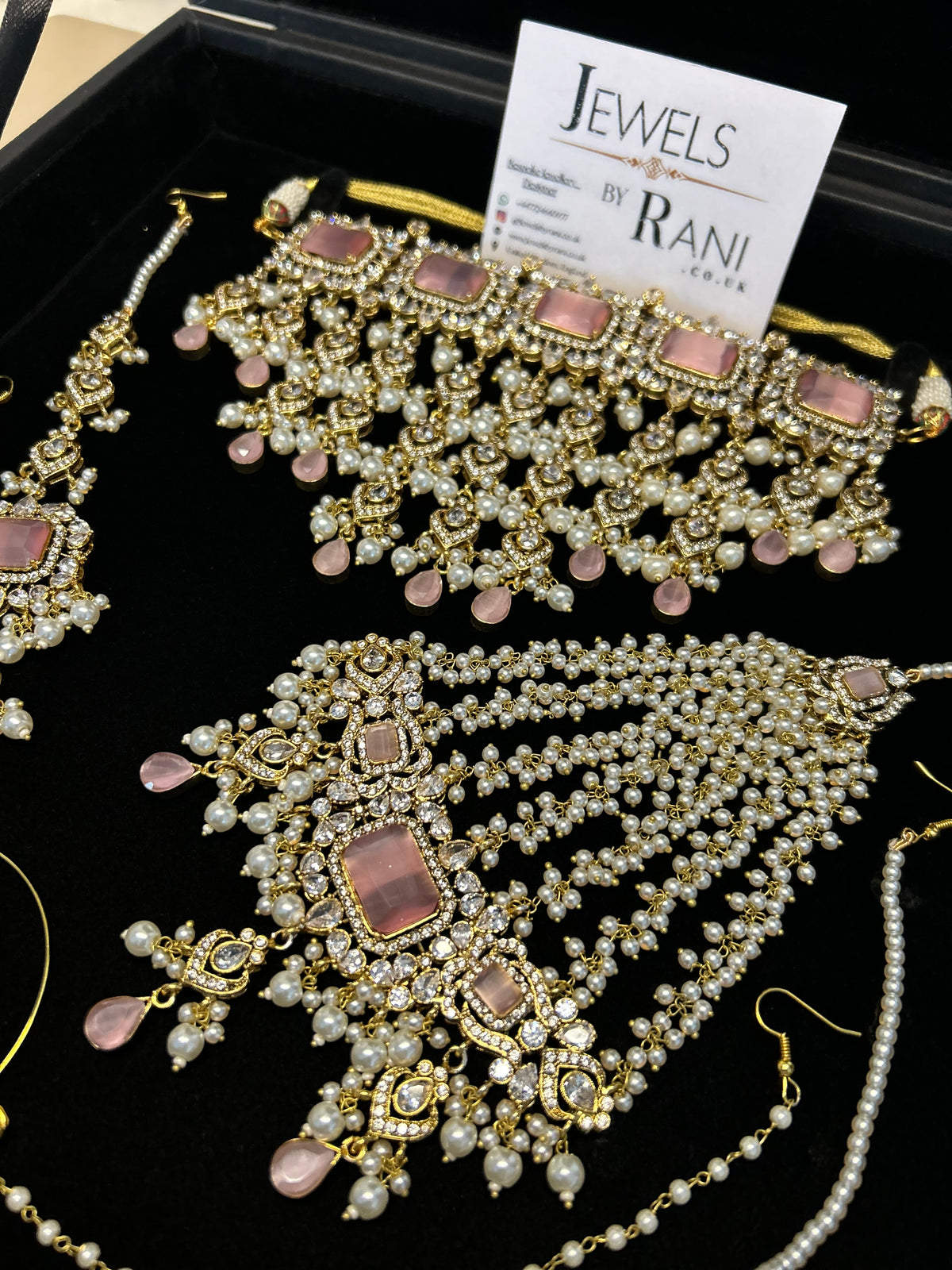 2026 Collection | Pink and White Choker Set - Style 781
