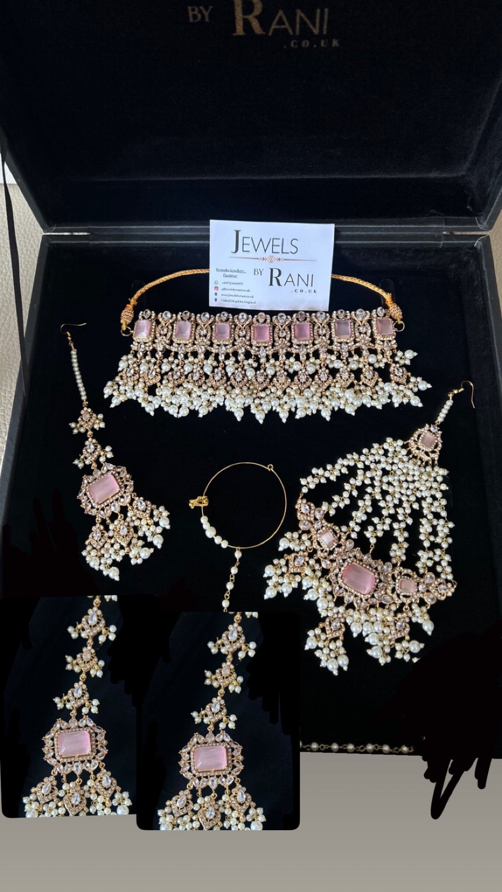 Pre order : 26 July - Same set - Customised the earrings £199