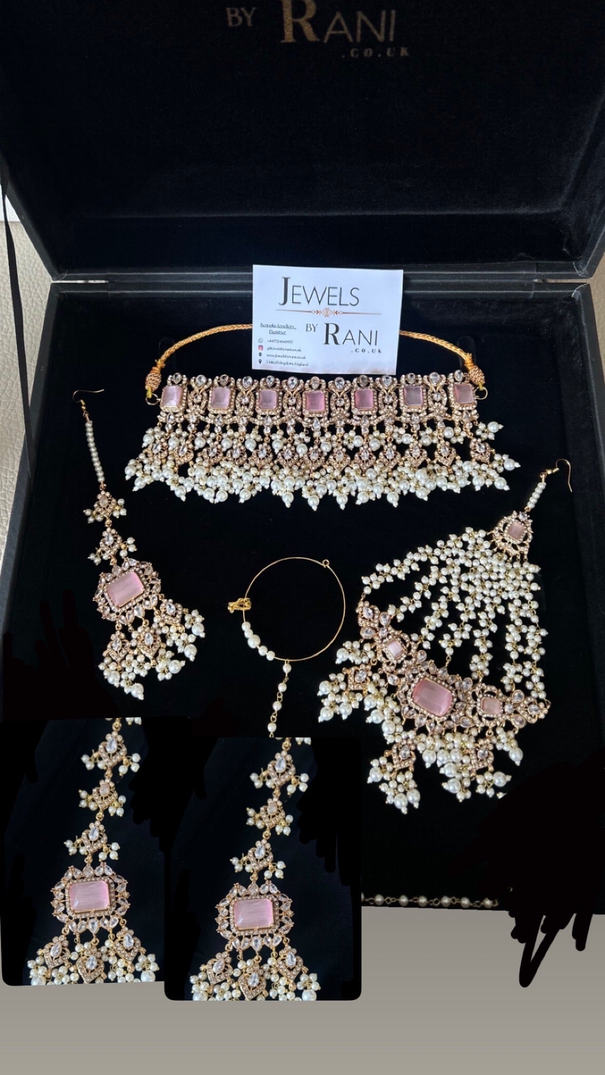 Pre order : 26 July - Same set - Customised the earrings £199