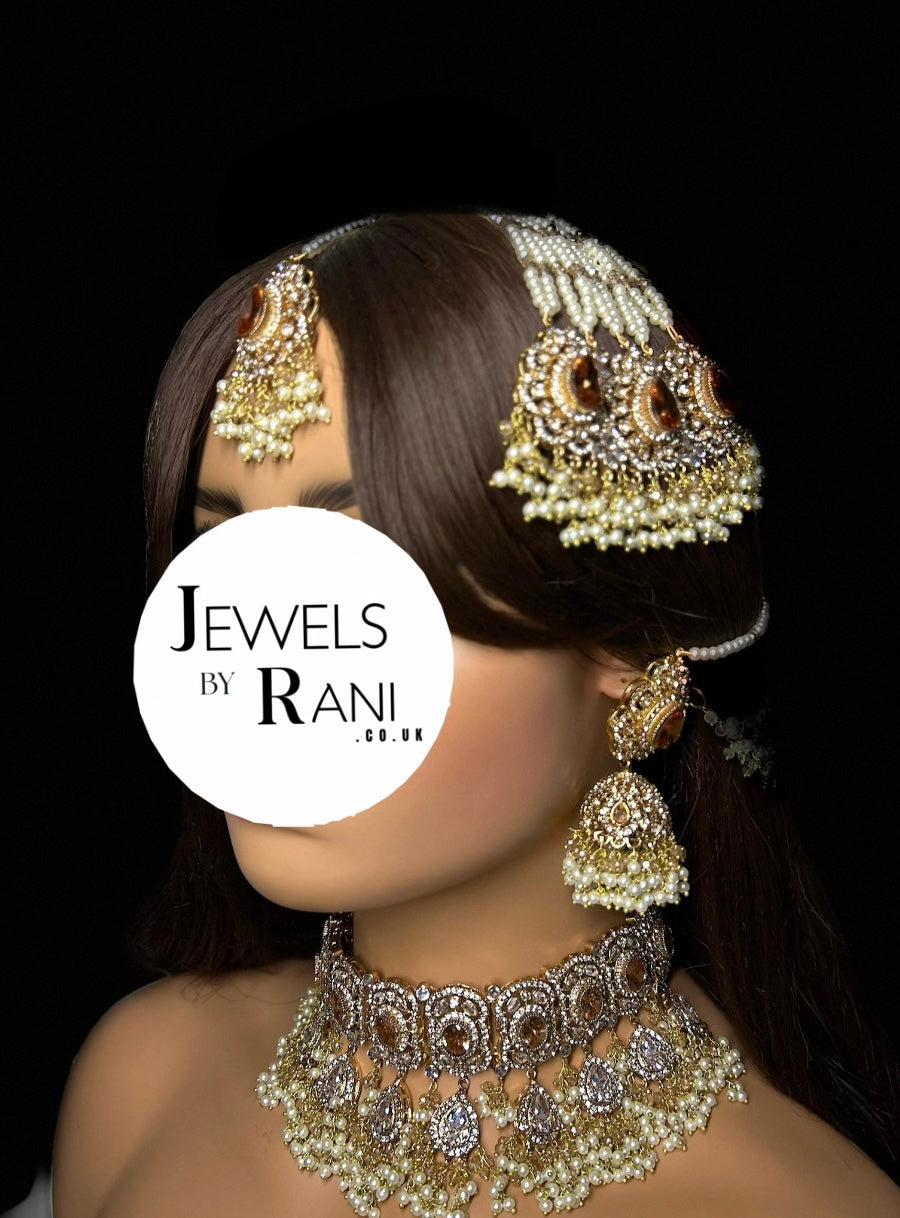 Style 5 - 2026 Gold and White Choker set