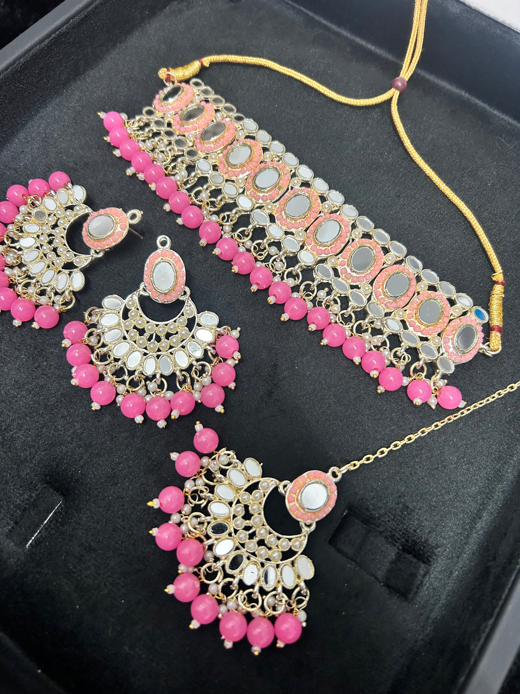 Pink Light Weight Choker Set