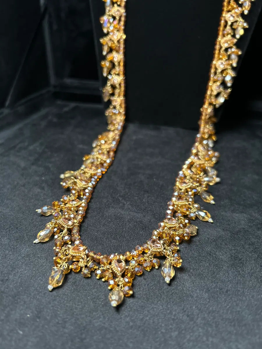 Gold Bridal Mala | Rani Haar - Jewelsbyrani