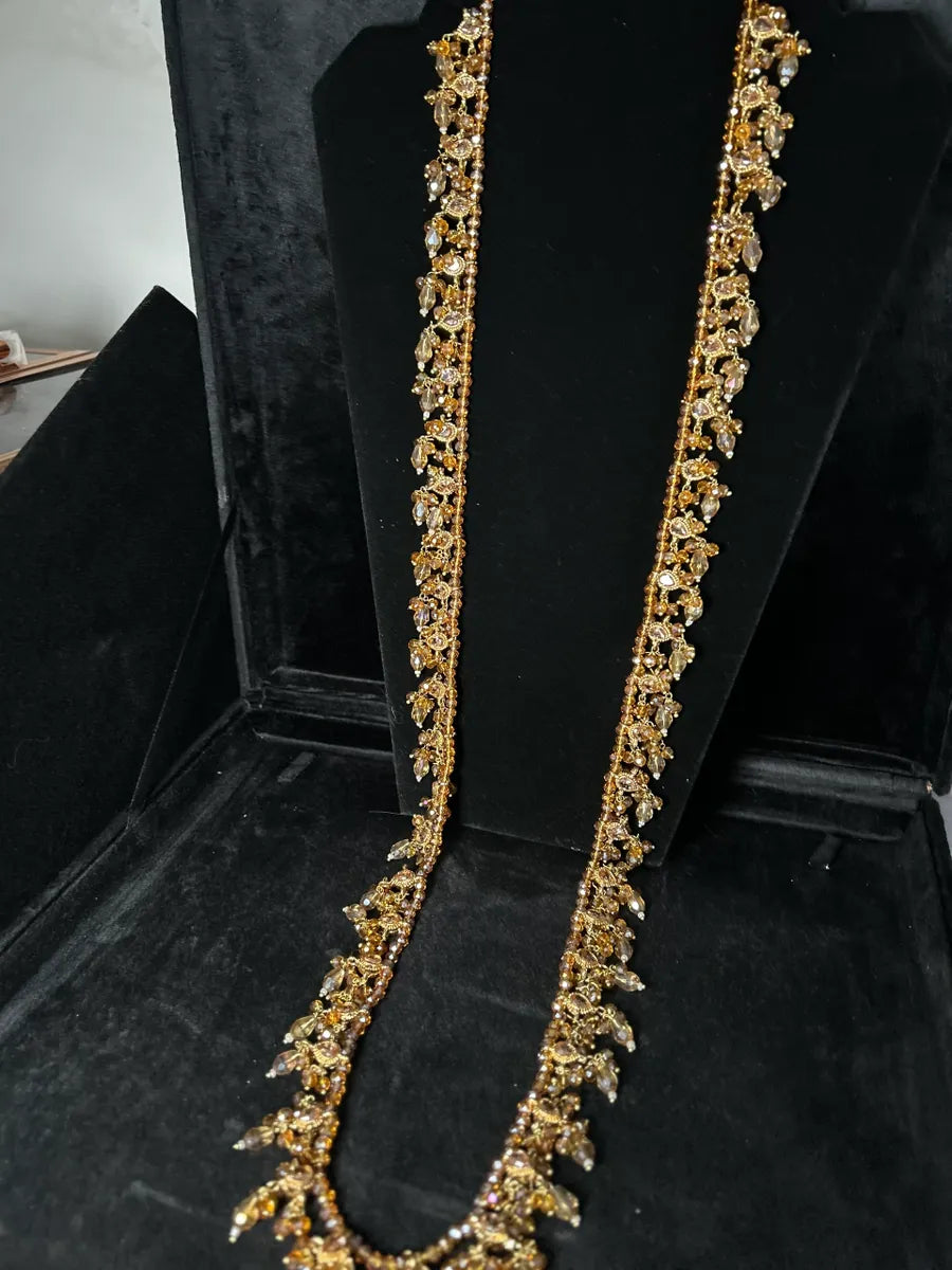 Gold Bridal Mala | Rani Haar - Jewelsbyrani