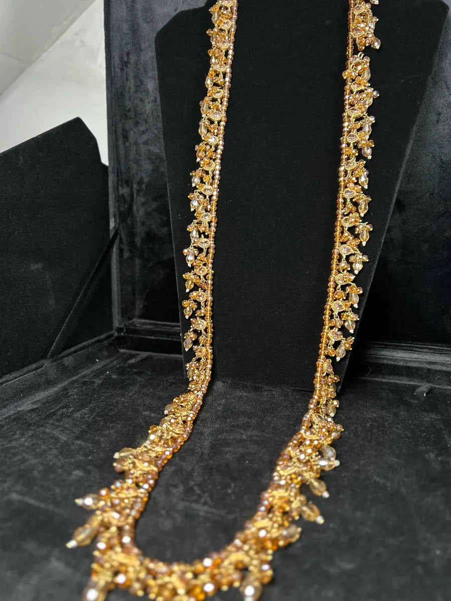 Gold Bridal Mala | Rani Haar - Jewelsbyrani