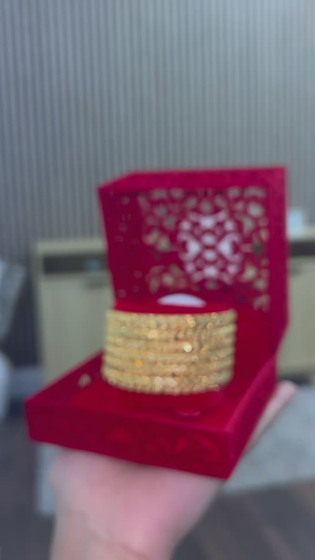 Gold Finish - Noorani Gold Plated - 6 Bangles